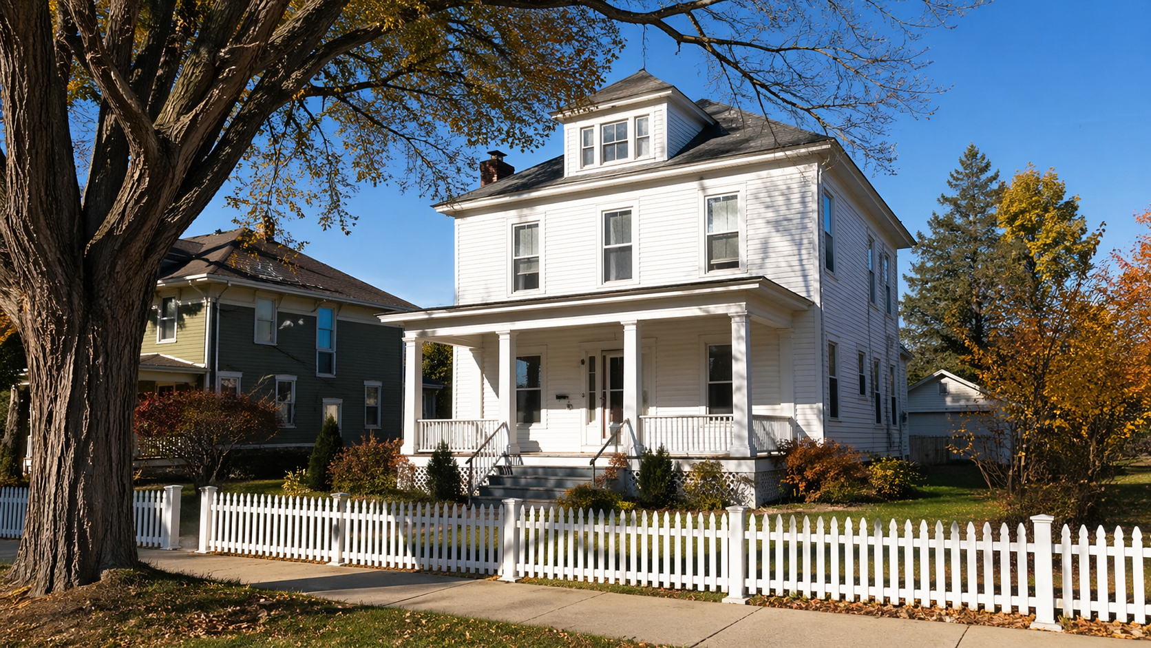 Home inspection in Belle Plaine, MN — view of a Belle Plaine Scott County residential neighborhood representing our local home-inspection service area