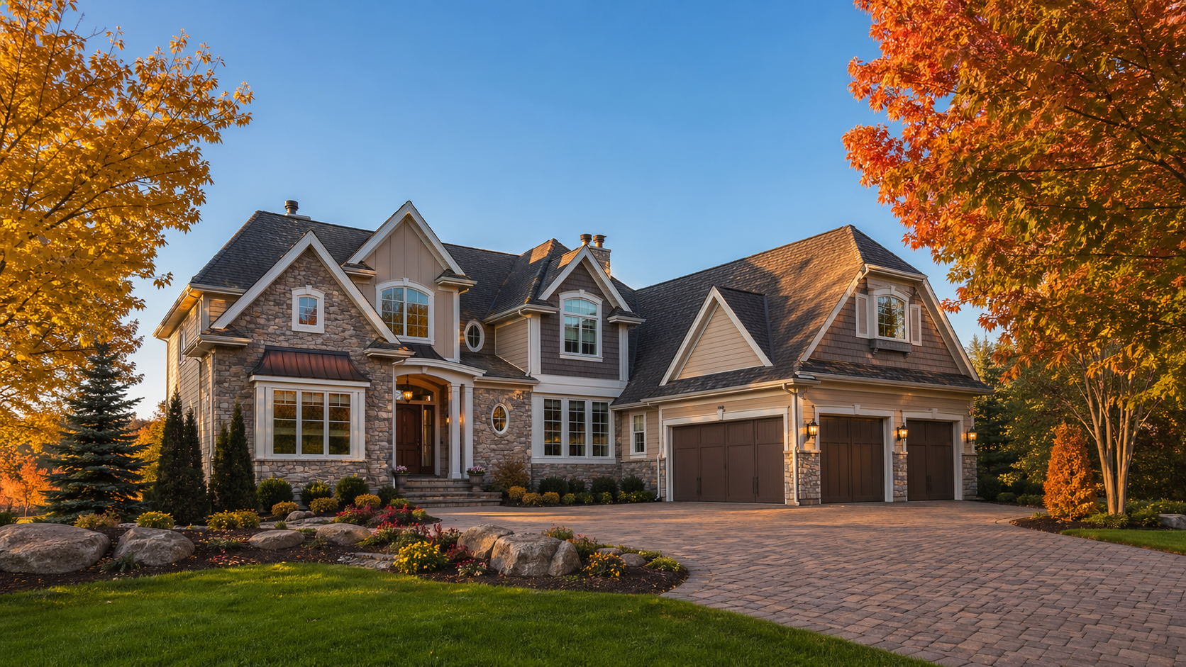 Home inspection in Chanhassen, MN — view of a Chanhassen Carver County residential neighborhood representing our local home-inspection service area