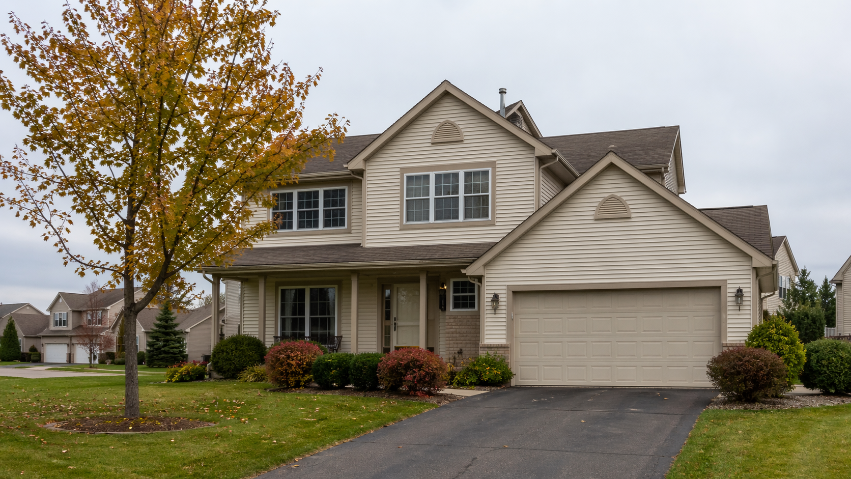 Home inspection in Farmington, MN — view of a Farmington Dakota County residential neighborhood representing our local home-inspection service area