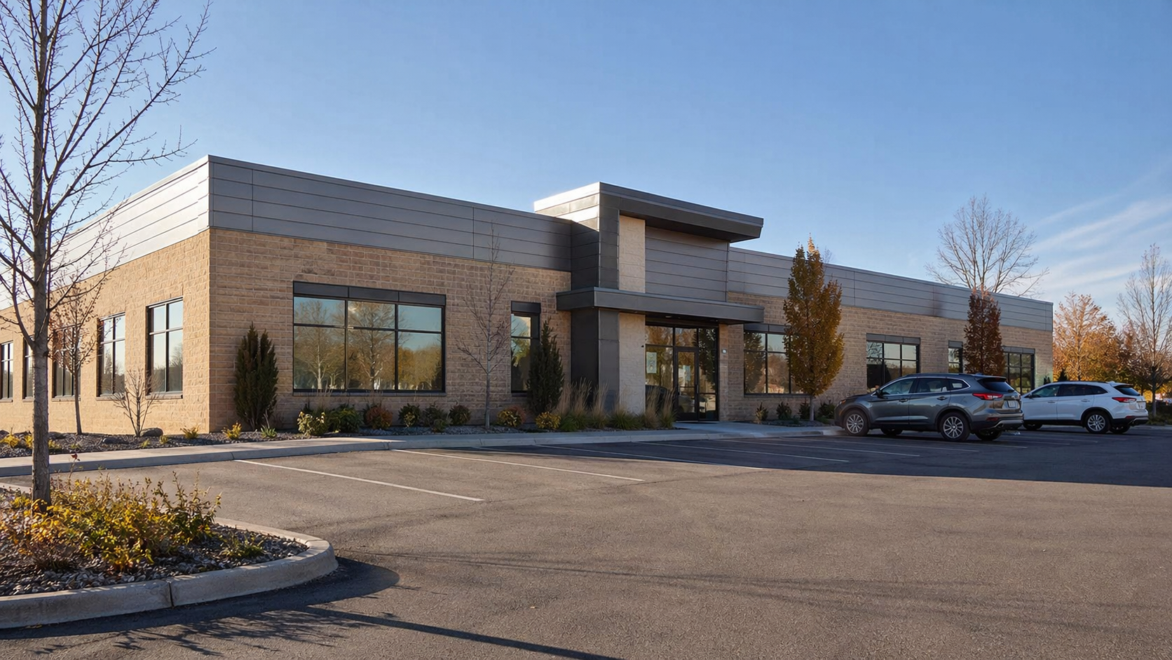 Commercial building inspection in Shakopee MN — inspector evaluating structure, envelope, and MEP systems on a south-metro Minnesota commercial property