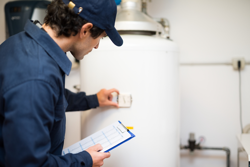 water heater inspection